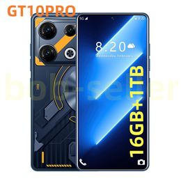 7.3 inch GT10PRO Cell Phones Smartphone Camera 12GB 512GB RAM Face Full Screen Smart computer Smartphones table Android 12 Mobile Phone gift Sealed Box Android