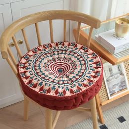 Pillow Thickened Round Seat Printed Cloth Art PP Cotton Bedroom Living Room Bay Window Tatami Futon Floor Mat