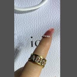 Davidzhang Love Ring Designer Rings For Women Men Wedding Gold Band Luxury Jewellery Accessories Titanium Steel enamel Gold-Plated silver Never Fade Not Allergic