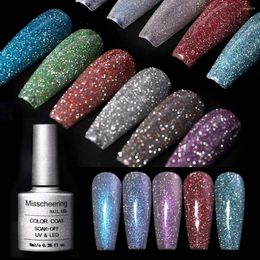 Nail Gel UV Painting Polish Glitter Diamond Dazzling Varnish Hybrid Semi Permanent Base Top Manicure Art