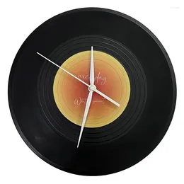 Wall Clocks DIY Creative Design Record Clock With Mute Mechanism Living Room Decoration