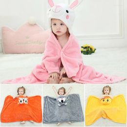 Blankets Infant Baby Animal Blanket Cow Lion Bath Towel For Toddler Winter Warm Clothes Borns Swaddling Kids Sleeping