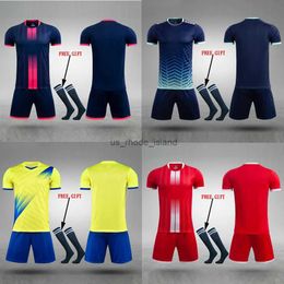 Jerseys Adult Kids Football Jersey Men Boy Customize Soccer Uniforms Kit Sports Clothes Women Futsal Sportswear Training Tracksuit Child