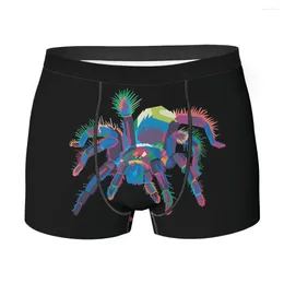 Underpants Colourful Art Style TarantulaSpider Breathbale Panties Male Underwear Comfortable Shorts Boxer