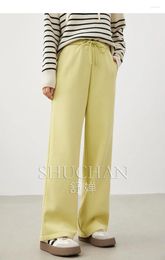 Women's Pants Sweatpants Women Streetwear COTTON Polyester Pantalones Mujer Wide Leg Korean Fashion