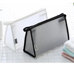 Cosmetic Bags Travel Storage Bag Portable PVC Mesh Toiletry Waterproof Transparent Makeup For Women