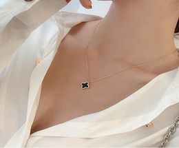 fashion fadeless necklace titanium steel 18k rose gold women039s necklaces style light luxury whole2409746