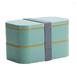 Dinnerware Bento Box For Adults & Kids - 1.6L Lunch Container Leakproof Boxes Work Or School Snack Packing