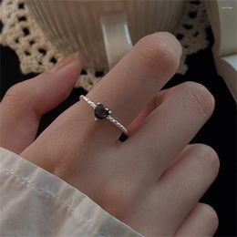 Cluster Rings Frosty Wind Ring Simple Design One Size Fits All Womens Fashion Adjustable Versatile Must Have Jewellery Gift