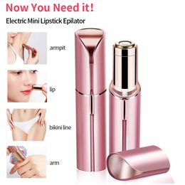 Electric Eyebrow Trimmer Mini Eye Brow Epilator Lipstick Shape Hair Removal Portable Women Painless Razor Shaver Tool 240124