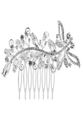 FEIS hole crystal dragonfly hosre eye hair combed romantic bridal flower headdress hair accessory for bride wedding1436122