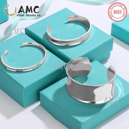 AMC Bangle bracelet Sliver 925 keychains bracelet classic simple couple adjustable braceletHoliday gift Whole immediately have3777980