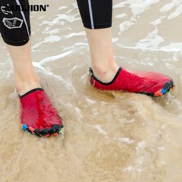 Swimming Trekking Non Slip Water Shoe Comfortable Men Women Aqua Elastic Surfing Beach Barefoot Quick Dry Beathable Sneaker 240123