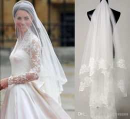 Fast Delivery Big Discount Kim Kardashian Wedding Veil Bridal Veil Lace TS0064439430