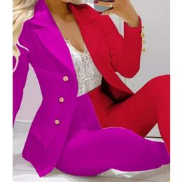 Designer women's clothing New Casual Womens Set pant suits women white blazers fashion business women suits blazer ladies suit office women suit work jacket945S