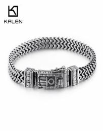 8mm Egyptian Ankh Symbol of Life Charm Bracelets For Men Women Stainless Steel Silver Mesh Linking Chain Bracelet Jewelry8943984