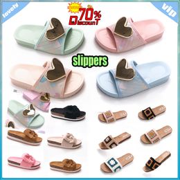 Designer Casual Platform anti-collision headband Slides Slippers Men Woman resistant anti soft soles sandals Flat Summer Beach Slipper Size 36-40