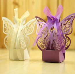 Butterfly Candy Box Wedding Favors and Gifts Box for Wedding Decoration Supplies Party Favors Bag Event Party Supplies 100pcslot6547344
