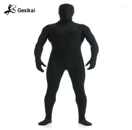 Gesikai Men039s Spandex Zentai Lycra Full Bodysuit Men039s Zentai Suit Custom Second Skin Tights Suit Halloween Costume11796652