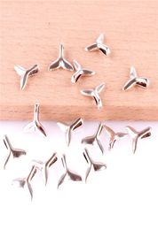 23292 285PCS Whale Tail Cham Antique Silver Plated Whale Tail Charms DIY Supplies Jewellery Accessories6069488