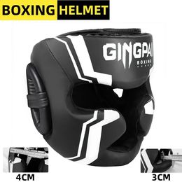 Kick Boxing Helmet Karate Muay Thai Guantes De Boxeo Free Fight Headgear MMA Head Guard Sanda Training Adults Kids Equipment 2 35F