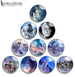 10mm 12mm 14mm 16mm 20mm 25mm 30mm 607 Wolf Clasps Hooks Round Glass Cabochon Jewellery Finding Fit 18mm Snap Button Charm Bracele6228275