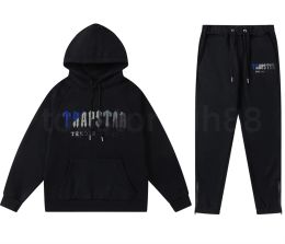 hoodie Trapstar full tracksuit rainbow towel embroidery decoding hooded sportswear men and women suit zipper trousers Size XL S5N5