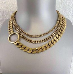 Fashion letter chain necklace bracelet for mens and women Party lovers gift hip hop jewelry With BOX2823442