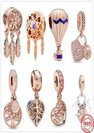 2020 New Spiritual Dreamcatcher Charm pendant Bead Rose Gold fit Original charms silver 925 Bracelet DIY women jewelry4910852