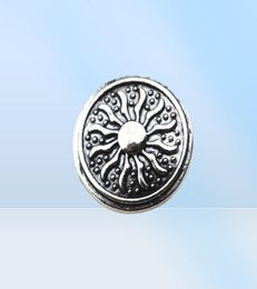 10pcslot Antique silver sun snap button 18mm DIY ginger snap braceletbangles charms snaps jewelry1193055