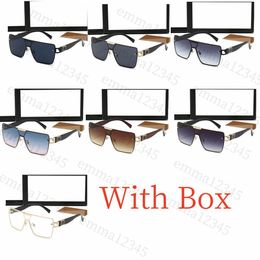 Summer Luxury Designer Men Sunglasses Womens oversized gradient Sun glasses Polarised frames attitude case vintage With box and Case