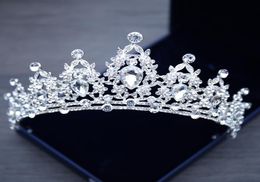 Fashion Silver Crystal Tiaras And Crowns Bridal Rhinestone Wedding Hair Jewellery For Women Princess Diadem Bride Hair Ornaments Pag1323529