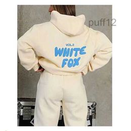 Designer Hoodie Sportswear Womens Sweatshirt Fox Spring Autumn and Winter New Fashionable Sporty Two-piece Set 12 Colours FF25 HFTX IW97