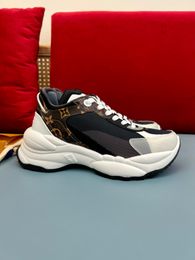 1AAP5J RUN 55 Sports Shoes New Women's Shoes Cowhide Running Shoes Canvas Breathable Casual Shoes