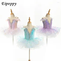 Stage Wear Children's Ballet Dance Dress Sequined Princess Costume Toddler Dancing Girl