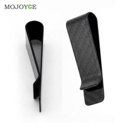 High Quality PU Carbon Fibre Money Clip Holder Men039s Business Credit Card Cash Wallet Fashion Pocket Clamp Credit Clip Holder8406348