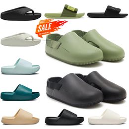 Designer-Sandale, Hausschuhe, Schieber, für Männer, Frauen, alle schwarzen, ölgrünen, hellen Plateausandalen, Strandschuhe