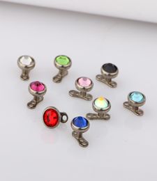 14G G23 Titanium Micro Dermal Anchor 316L Stainless Steel Top and Base Drive Skin Fancy Body Jewelry9322580