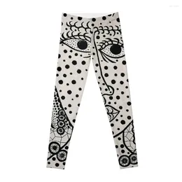 Active Pants Black Face - Yayoi Kusama Leggings Leggins Push Up Woman For Girls Sports Gym Exercise Clothing Womens