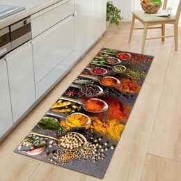 Modern Kitchen Mat Home Entrance Doormat Hallway Bedroom Living Room Decoration Floor Carpet Balcony Bathroom Anti-Slip Long Rug 240122