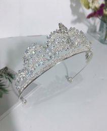 whole Bridal Wedding Hair Accessories Crystal Tiaras and Crowns Headbands for Women Girls Birthday Bride Noiva diadema 20207789255