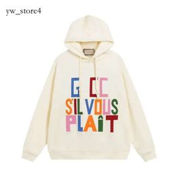 Mens Ggity Hoodies Sweatshirts Men Sweaters Cotton Round Neck Women's Long Sleeve T-shirts Pullover Hooded GG Designer White Fox Hoodies with Letter Printing 6212