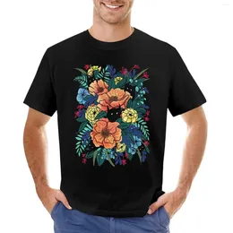 Men's Polos Wild Flowers T-Shirt Cute Clothes Customizeds Hippie Animal Prinfor Boys Mens Graphic T-shirts