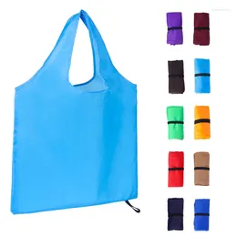 Shopping Bags 1 Pc Bag Reusable Storage Organizers Eco-Friendly Supermarket Handbags Large-Capacity Organization