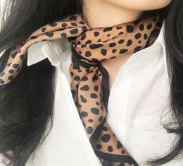 High Quality Square Scarf Women Hair Band Imitation Silk Printing Silk Scarf Female Decoration Small Bag Scarf1734409