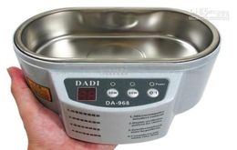 DADI DA968 220V or 110V Stainless Steel Dual 30W50W Ultrasonic Cleaner With Display Ultrasonic Cleaning Machine8591034