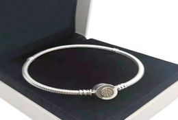 925 Sterling Silver Bracelets For Women CZ Diamond Jewellery DIY Fit Original Charms Classic Basic Bracelet Ladies Gift With Box3869398