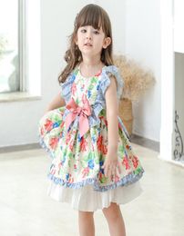 Summer Kids Dress for Girls Baby Lolita Girl kawaii Wedding Dress Girl Sleeveless Ball Gown Toddler Princess Party Vestidos6220719
