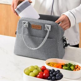 Insulated Lunch Bag High Quality Cooler Lunch Tote Portable Ice Pack Food Picnic Women Handbag Thermal Lunch Box Bag for Kids 240125