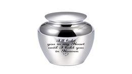 45x70mm For Pets Human Cremation Urns Ashes Keepsake Jar Memorial Mini Urn Funeral Urn with pretty package bag1105427